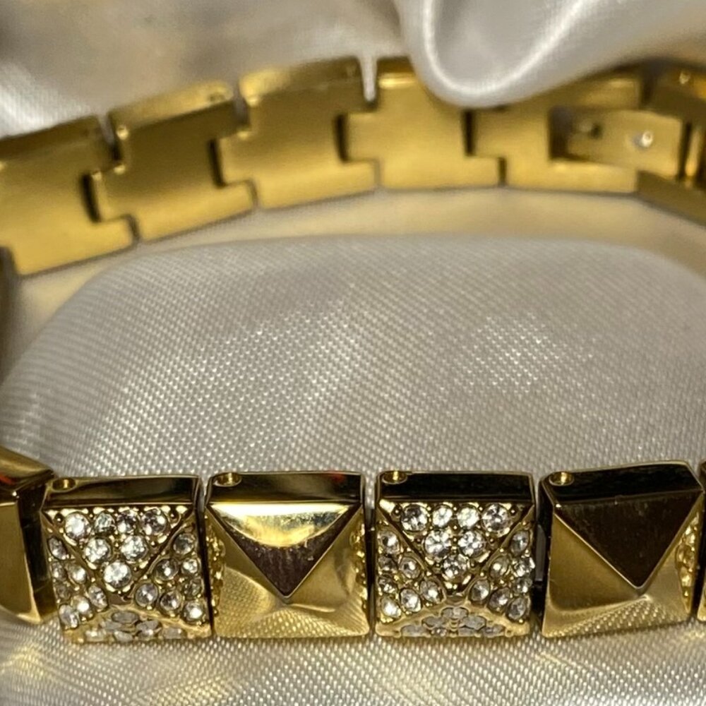 Michael Kors Gold Tone Link Bracelet - Picture 12 of 16